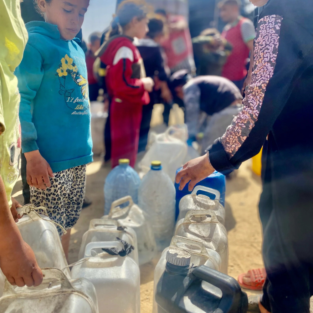 Wassertank in Gaza