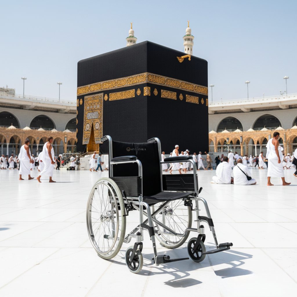 Mein Rollstuhl in Mekka